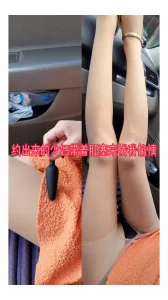 “别玩我屁眼，我受不了”长腿少妇自己带着肛塞出来，双插内射